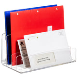 Document Holder with Wall Mount for Home or Office - 12" x 6"