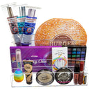 Makeup Palette & Beauty Supply Holder with Wall Mounts - 12" x 6 x 6" (A110/HD101)