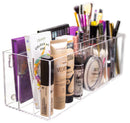 Clear acrylic beauty supply organizer with wall mount