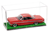 Model Car Clear Case with Turf Floor