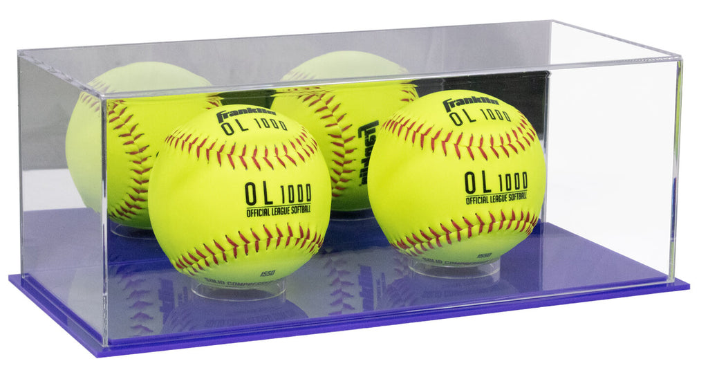 Softball Spectating Box Acrylic Softball Display Case - Better Display Cases (V63/A116)