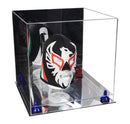 Versatile Display Case - Large Square Box with with Risers, Mirror Case and No Wall Mount - 15.5" x 15.5" x 15.5" (A118)
