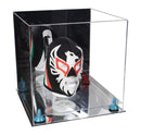 Versatile Display Case - Large Square Box with with Risers, Mirror Case and No Wall Mount - 15.5" x 15.5" x 15.5" (A118)
