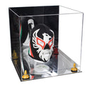 Versatile Display Case - Large Square Box with with Risers, Mirror Case and No Wall Mount - 15.5" x 15.5" x 15.5" (A118)