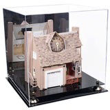 Versatile Display Case - Large Square Box with Mirror Case with Risers 15.5" x 15.5" x 15.5" (A118)