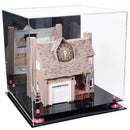 Versatile Display Case - Large Square Box with with Risers, Mirror Case and No Wall Mount - 15.5" x 15.5" x 15.5" (A118)