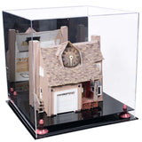 Versatile Display Case - Large Square Box with Mirror Case with Risers 15.5" x 15.5" x 15.5" (A118)