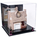 Versatile Display Case - Large Square Box with with Risers, Mirror Case and No Wall Mount - 15.5" x 15.5" x 15.5" (A118)