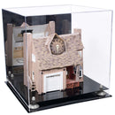 Versatile Display Case - Large Square Box with with Risers, Mirror Case and No Wall Mount - 15.5" x 15.5" x 15.5" (A118)