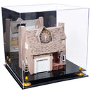 Versatile Display Case - Large Square Box with with Risers, Mirror Case and No Wall Mount - 15.5" x 15.5" x 15.5" (A118)