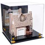 Versatile Display Case - Large Square Box with Mirror Case with Risers 15.5" x 15.5" x 15.5" (A118)