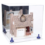 Versatile Display Case - Large Square Box with Mirror Case with Risers 15.5" x 15.5" x 15.5" (A118)
