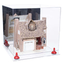 Versatile Display Case - Large Square Box with with Risers, Mirror Case and No Wall Mount - 15.5" x 15.5" x 15.5" (A118)