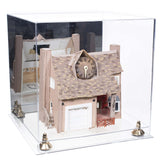 Versatile Display Case - Large Square Box with Mirror Case with Risers 15.5" x 15.5" x 15.5" (A118)