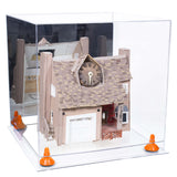 Versatile Display Case - Large Square Box with Mirror Case with Risers 15.5" x 15.5" x 15.5" (A118)