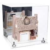 Versatile Display Case - Large Square Box with Mirror Case with Risers 15.5" x 15.5" x 15.5" (A118)