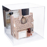 Versatile Display Case - Large Square Box with Mirror Case with Risers 15.5" x 15.5" x 15.5" (A118)