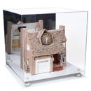 Versatile Display Case - Large Square Box with with Risers, Mirror Case and No Wall Mount - 15.5" x 15.5" x 15.5" (A118)