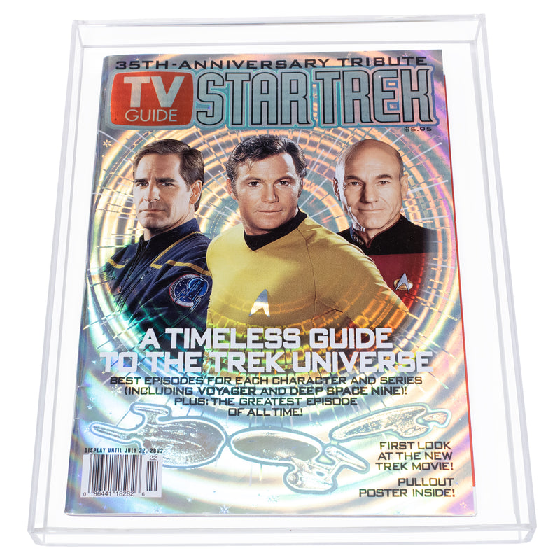 Clear Acrylic Display Case for Collectible Magazine or Comic Book (A119)