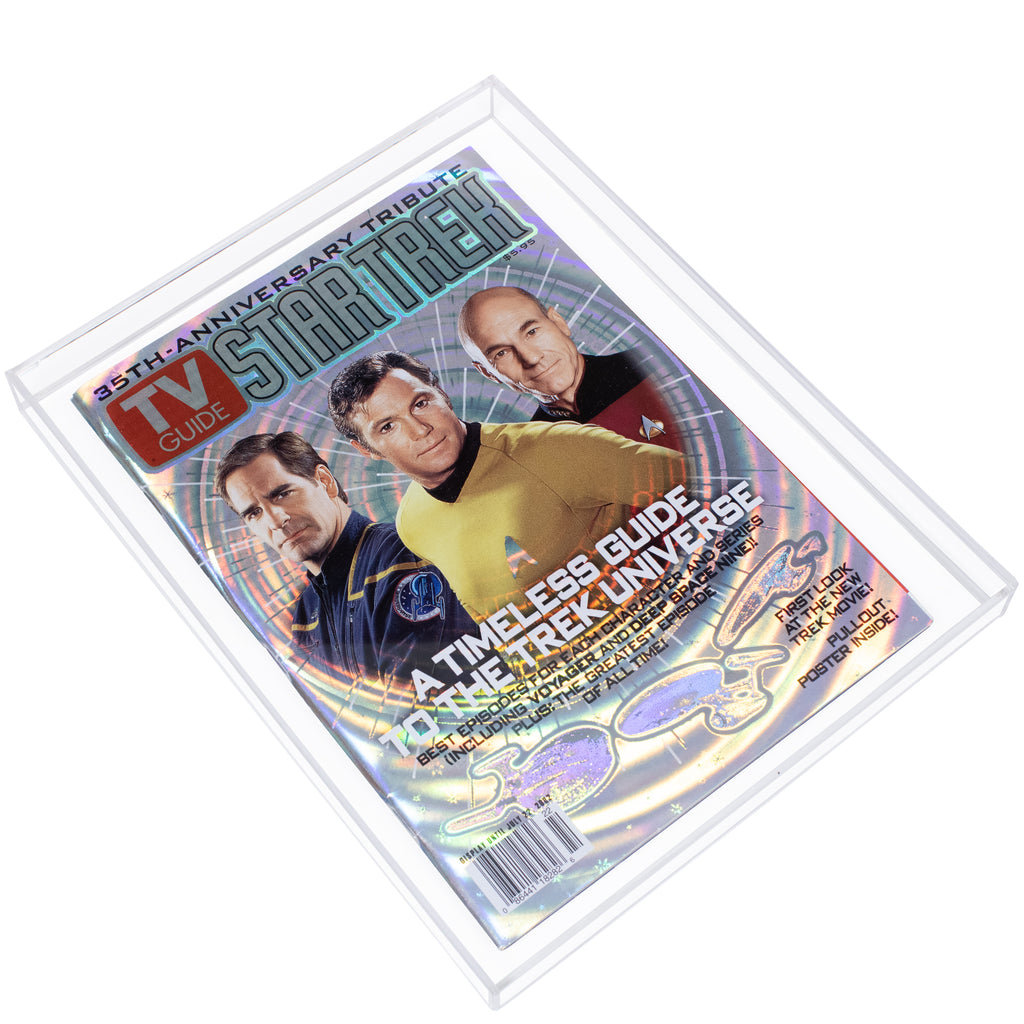 Small Magazine Display Case Clear Acrylic Display Case for Collectible Magazine or Comic Book (A11 ...