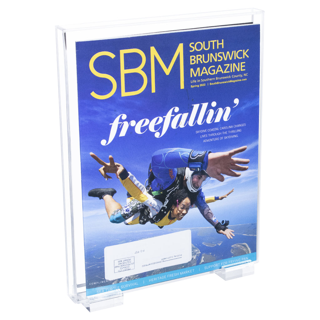 Small Magazine Display Case Clear Acrylic Display Case for Collectible Magazine or Comic Book (A11 ...