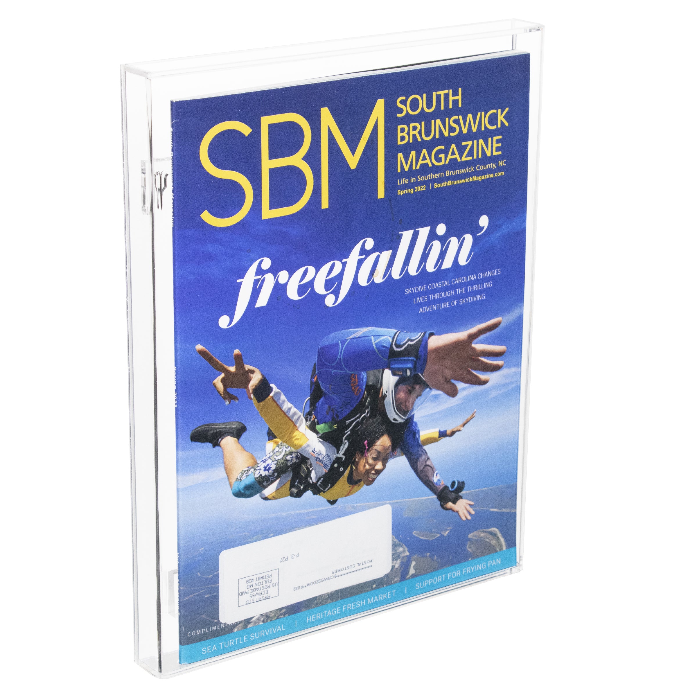 Clear Acrylic Display Case for Collectible Magazine or Comic Book (A11