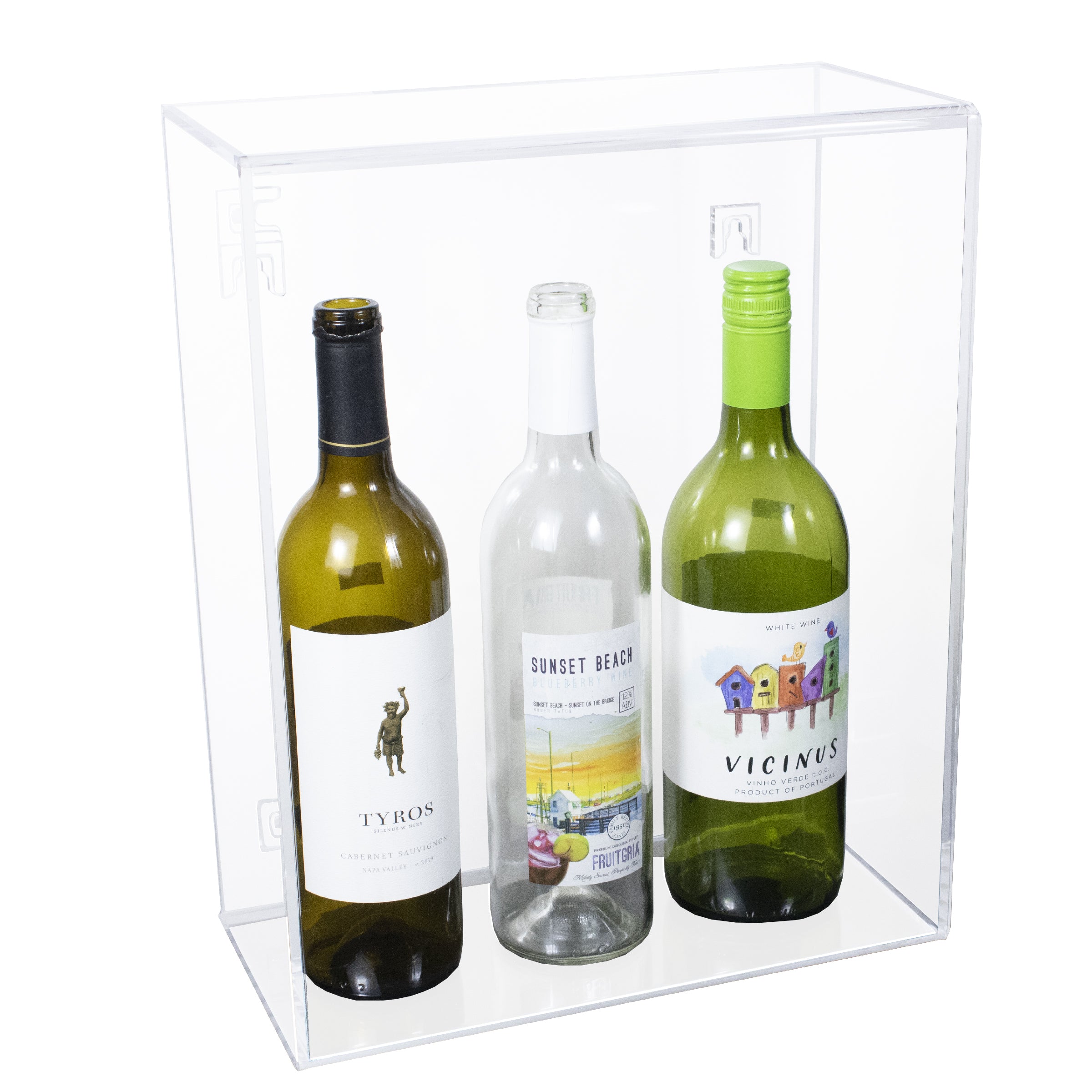 Acrylic Wine Bottle Display Case Better Display Cases (A017, A078