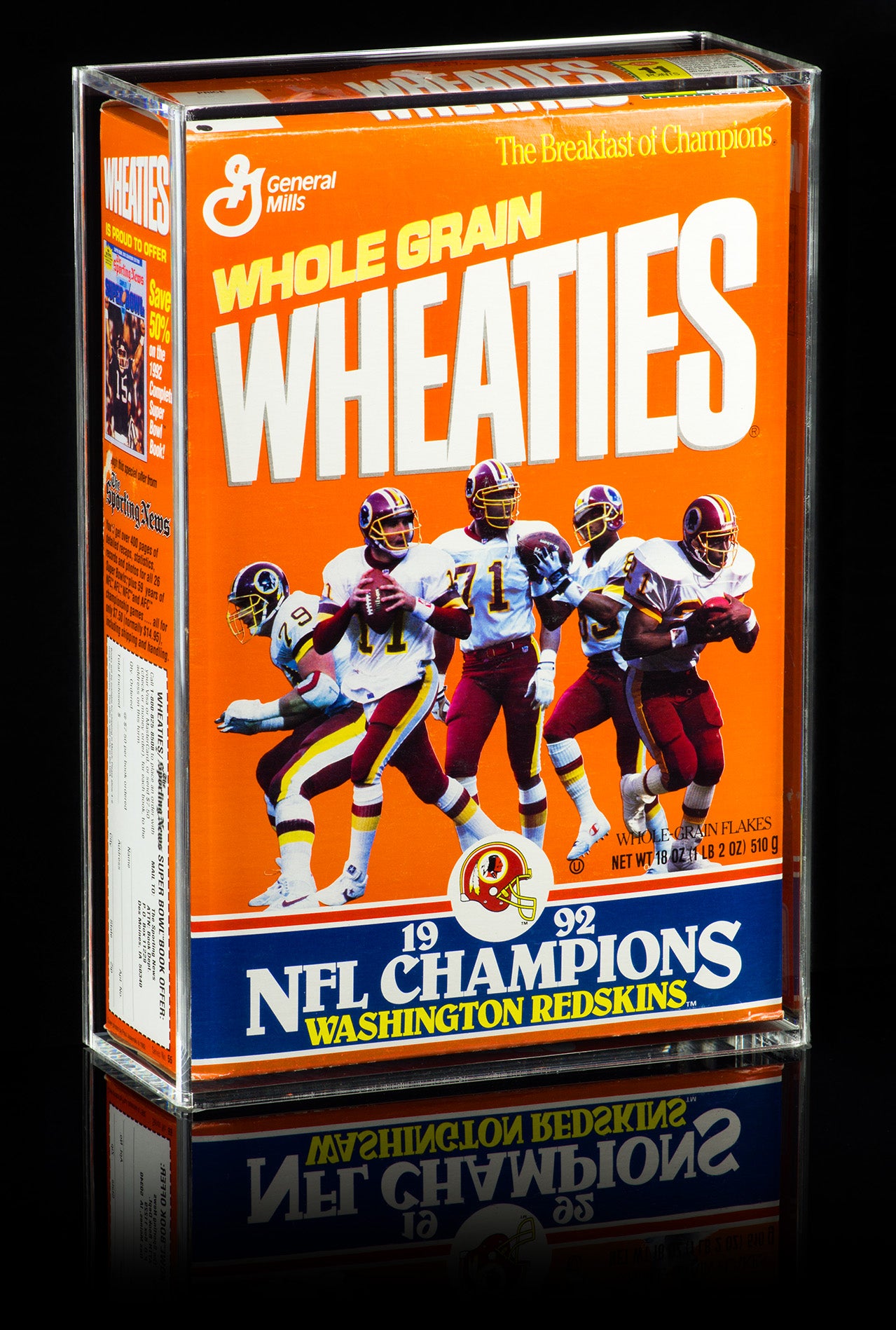 Acrylic Wheaties Cereal Box Display Case (A020/BK05) Better Display Cases