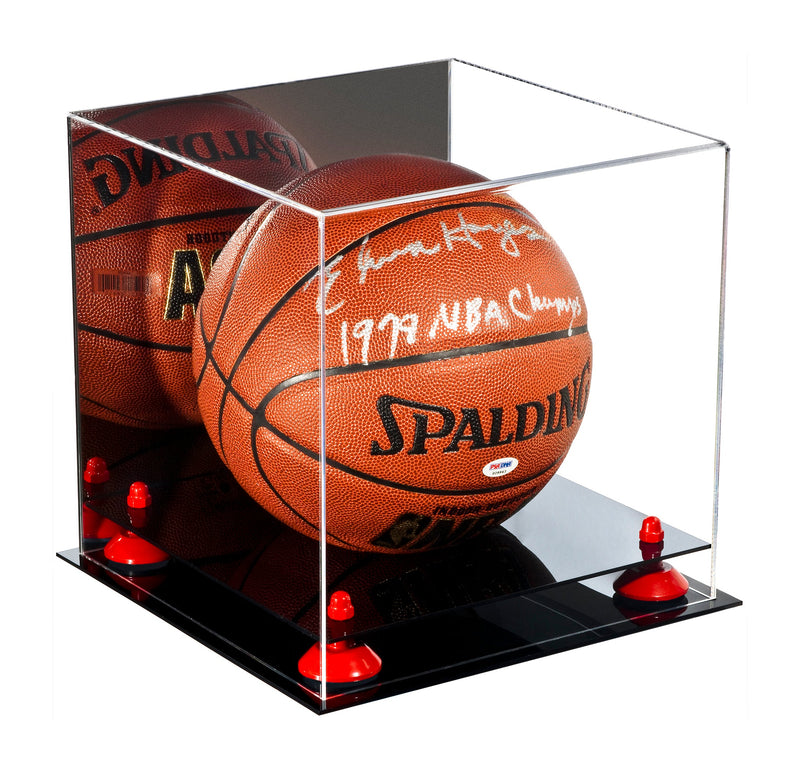 Acrylic Full Size Basketball Display Case - Mirror Wall Mounts (B01/A001)