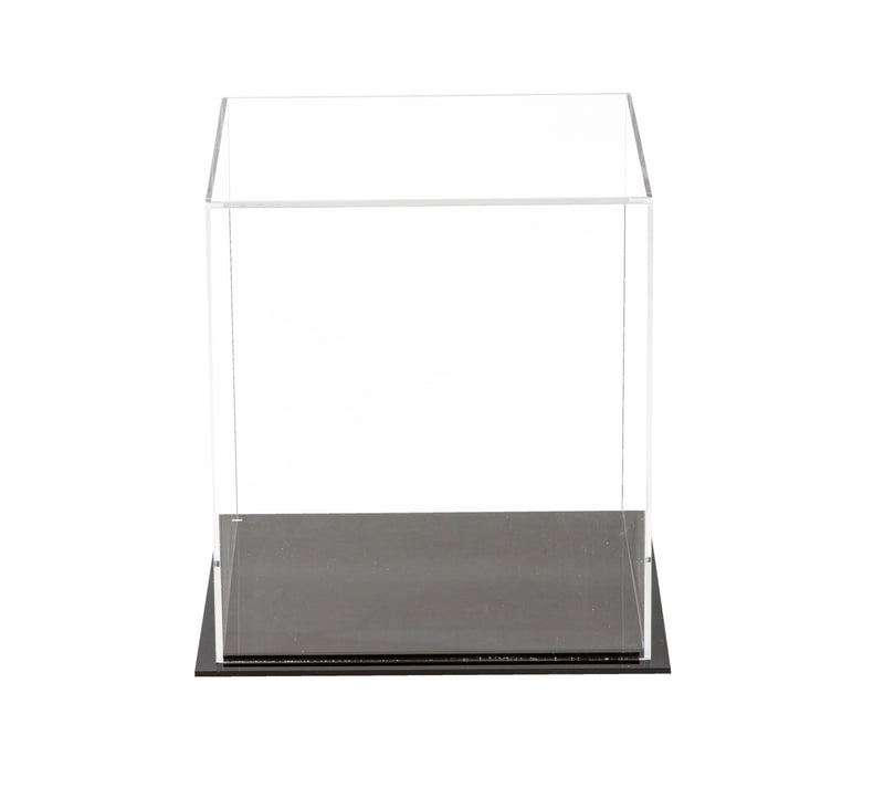 Deluxe Clear Acrylic Book Display Case with White Base (A030B-WDS