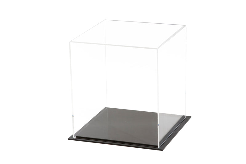 Better Display Cases Clear Acrylic Book Display Case 15 x 15 x 6 with  Black Base (A030-A)