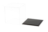 Acrylic Deluxe<br>Display Case<br>Small Rectangle Box<br><sub> Clear or Mirror <br>7.75" x 7.75" x 8.5" (A015-DS), Display Case, Better Display Cases, Better Display Cases - Better Display Cases