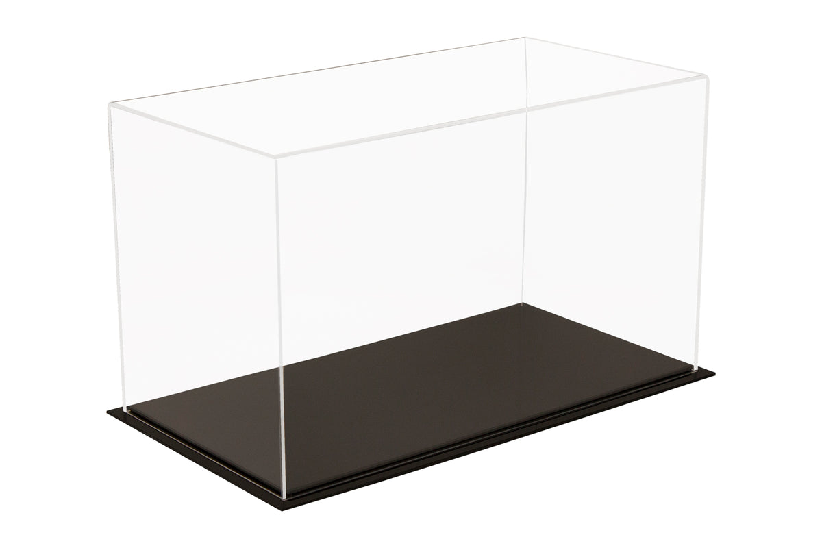 Acrylic Deluxe Clear Display Case - Medium Rectangle Box 14.5