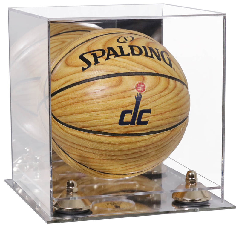 Acrylic Mini - Miniature (not Full Size) Basketball Display Case Mirror no Wall Mounts (A015/B03)