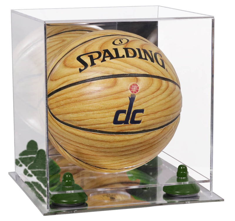 Acrylic Mini - Miniature (not Full Size) Basketball Display Case Mirror no Wall Mounts (A015/B03)