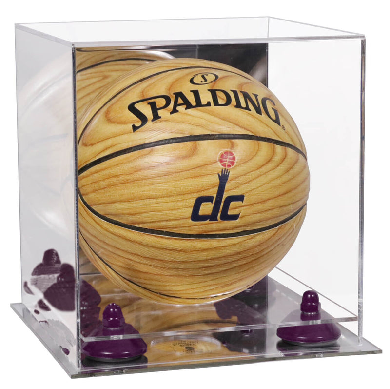 Acrylic Mini - Miniature (not Full Size) Basketball Display Case Mirror no Wall Mounts (A015/B03)