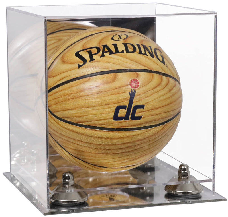 Acrylic Mini - Miniature (not Full Size) Basketball Display Case Mirror no Wall Mounts (A015/B03)