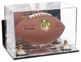 Mini/Miniature (not Full Size) Football Display Case Mirror Wall Mounts (B43/A005)