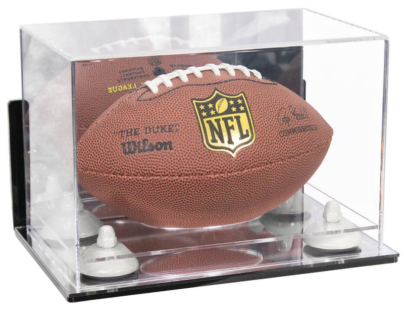Mini/Miniature (not Full Size) Football Display Case Mirror Wall Mounts (B43/A005)