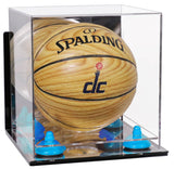 Acrylic Mini - Miniature (not Full Size) Basketball Display Case Mirror Wall Mount (A015/B03)