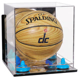 Acrylic Mini - Miniature (not Full Size) Basketball Display Case Mirror Wall Mounts (A015/B03)