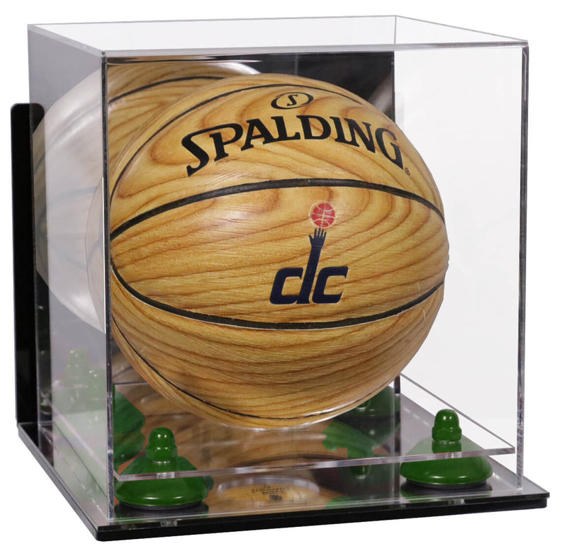 Acrylic Mini - Miniature (not Full Size) Basketball Display Case Mirror Wall Mounts (A015/B03)