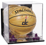 Acrylic Mini - Miniature (not Full Size) Basketball Display Case Mirror Wall Mounts (A015/B03)