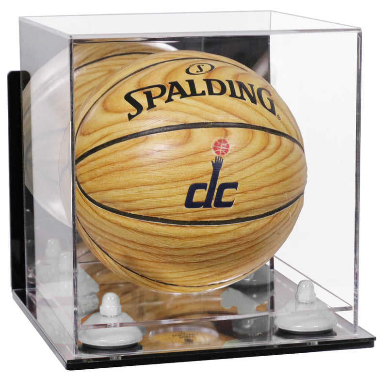 Acrylic Mini - Miniature (not Full Size) Basketball Display Case Mirror Wall Mount (A015/B03)