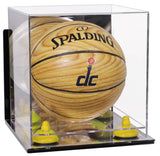Acrylic Mini - Miniature (not Full Size) Basketball Display Case Mirror Wall Mount (A015/B03)