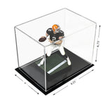 Black base clear Display case