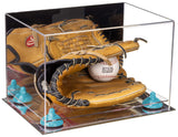 Acrylic Baseball Glove Display Case - Mirror No Wall Mounts  (V41/A004)