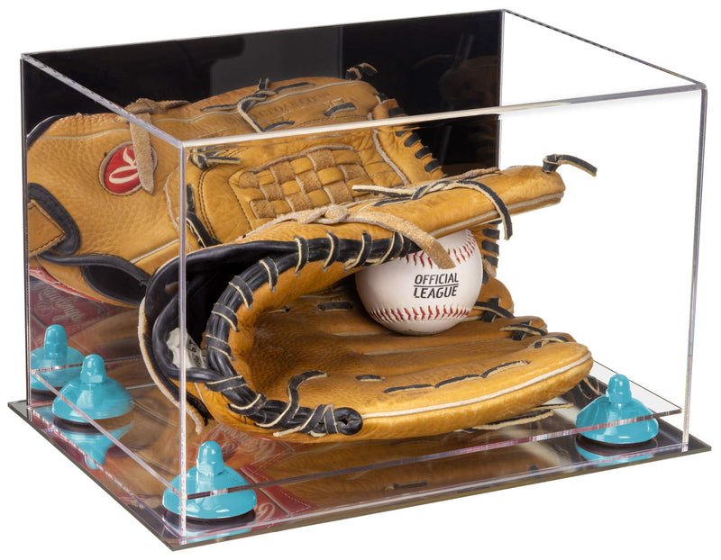 Acrylic Baseball Glove Display Case - Mirror No Wall Mounts  (V41/A004)