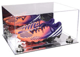 Large Display Case for Basketball Shoes, Sneakers, Lacrosse, Soccer & Football Cleats Mirror No Wall Mounts