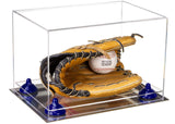 Acrylic Baseball Glove Display Case - Mirror No Wall Mounts  (V41/A004)